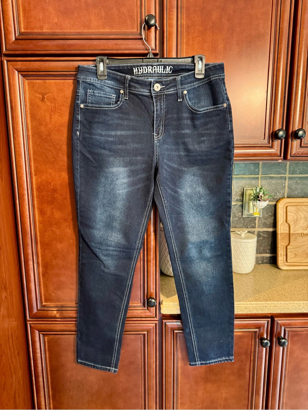 Hydraulic Women's Dark Indigo Ankle Skinny Jeans